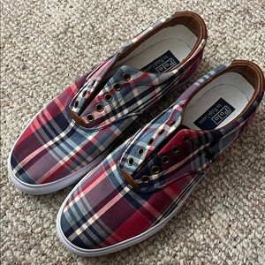Polo by Ralph Lauren Men's Plaid Sneakers